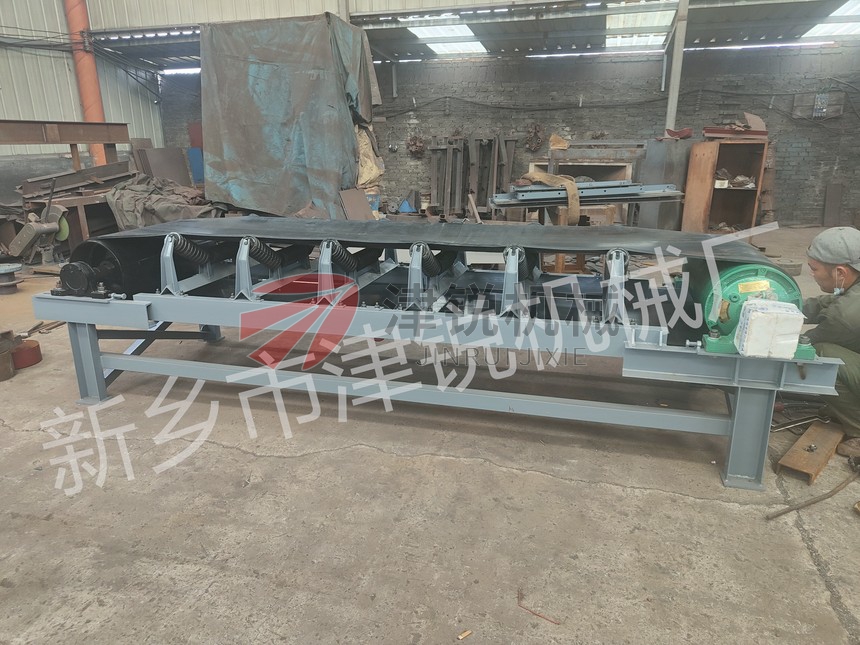 廣西發貨TD75型固定式皮帶機現場實拍-2