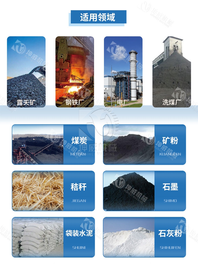 移動式皮帶輸送機適用范圍 移動式皮帶輸送機適用范圍