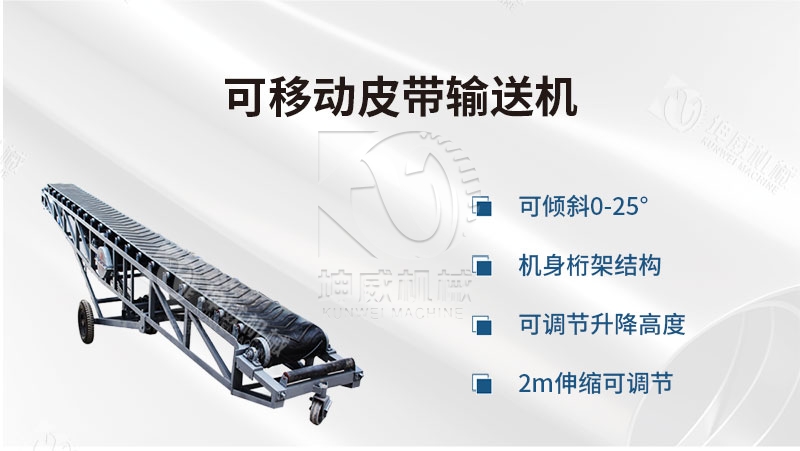 移動式皮帶輸送機產品簡介 移動式皮帶輸送機產品簡介
